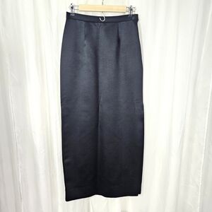Vintage Vie by Victoria Royal formal full length satin skirt side slit size 6P
